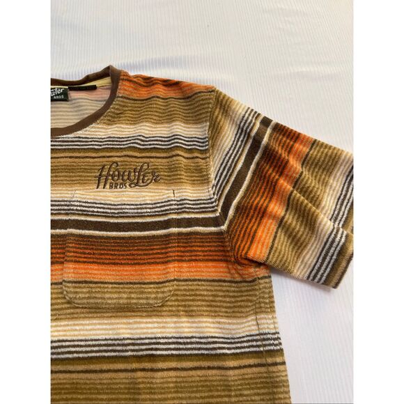 Howler Brothers Men’s Terry Cloth Stripe Tee T-Shirt Size Medium - Picture 2 of 6